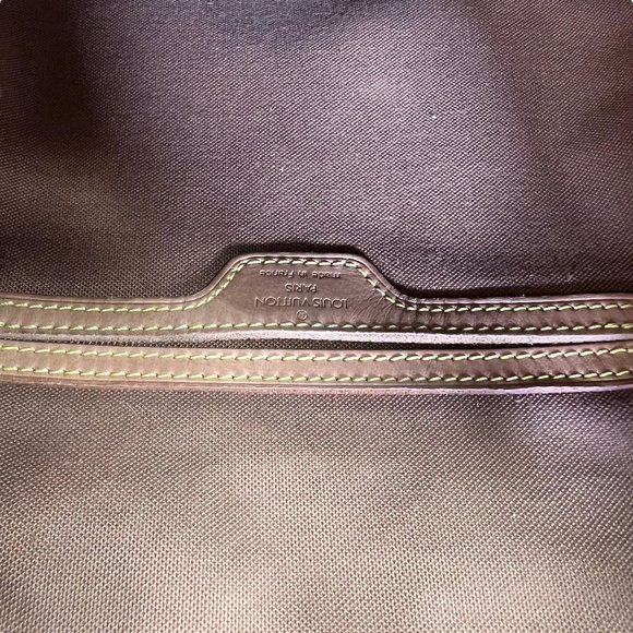 Authentic Louis Vuitton Backpack Bag Montsouris GM Monogram Used LV Handbag Vint - Picture 9 of 14